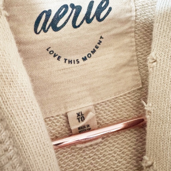 Aerie Down to Earth Cozy Yellow Hoodie - Picture 7 of 13